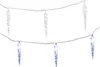 Two strings of icicle-shaped LED lights against a white background. Produktbild-Vorschau