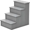 PawHut Haustiertreppe 4-stufige Hundetreppe Katzentreppe Produktbild-Vorschau 1