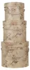 Clayre & Eef Boîte à chapeaux 3 pièces Ø 23x20 cm Beige Voir les images du produit 3