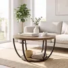 HOMCOM Couchtisch mit starker Tischplatte, 80 x 80 cm, Produktbild-Vorschau 9