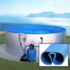Rund Pool Ø 500 x 120 cm I STARTER SET I Poolfolie blau 0,5 Produktbild-Vorschau 1
