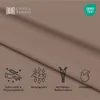 Kissenbezug 40x80 cm aus 100% Mikrofaser, Kissenhülle Braun Produktbild-Vorschau 3