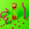 Petit Boum - Bottiglia sensoriale a spirale rosa Anteprima dell’immagine prodotto 3