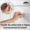 DEKAZIA® Gancio Adesivo Beige Milk-Coffee – Appendiabiti Anteprima dell’immagine prodotto 2