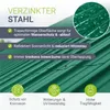 JUSKYS® Profilblech - Grün 14er Set, verzinkter Stahl, Produktbild-Vorschau 2