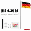 ONBEST Fahnenmast | mit Bodenhülse und Karabiner | 6,2 m | Produktbild-Vorschau 2