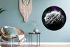 MuchoWow® Rundes Wandbild - Runde Bilder Blumen - Licht - Produktbild-Vorschau 5