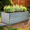 AREBOS® Hochbeet 180x90x79 cm | Verzinktes Stahl Produktbild-Vorschau 2