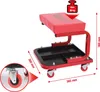 KS Tools Fahrbarer Hocker, L365xB360xH360 mm Produktbild-Vorschau 2