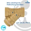 tecuro Schrägsitz-Schmutzfänger G 3/4 Zoll (DN 20) mit Produktbild-Vorschau 3