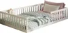 Bodenbett Bett mit Rausfallschutz & Lattenrost Montessori Produktbild-Vorschau 5
