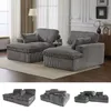 Sofa Cordsofa 2-Sitzer mit Bettfunktion, modernes Produktbild-Vorschau 6