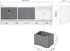 Mondeer Garderobe-Set Flurgarderobe Schuhbank mit Produktbild-Vorschau 7