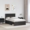 vidaXL Rám postele černý 120 x 200 cm z masivního Náhled obrázku produktu 3