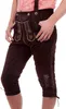 Edelnice Trachtenlederhose Kniebundhose dunkelbraun 48 Produktbild-Vorschau 2