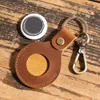 INF Premium Leder AirTag Hülle mit Schlüsselring - Braun Produktbild-Vorschau 2