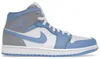 Air Jordan 1 Mid, color azul universitario y gris - Talla Vista previa de la imagen del producto 1