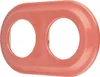 Cadre rétro en porcelaine double I PR1 rose clair Voir les images du produit 1