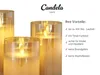 Candela Lights LED Kerzenglas 3er Set Gold Echtwachs inkl. Produktbild-Vorschau 7