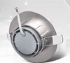 The back of a recessed LED light fixture with visible wires and mounting springs. Produktbild-Vorschau