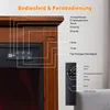 Cheminée électrique HOMAVO18'' avec chauffage -  900/1800 W Voir les images du produit 8