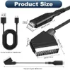 Scart auf HDMI Kabel Adapter, All in One Konverter SCART Produktbild-Vorschau 6