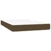 vidaXL Boxspringbett mit Matratze & LED Dunkelbraun 120x200 Produktbild-Vorschau 7