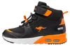 KangaROOS Jungen Kx-hydro Sneaker, Jet Black Neon Orange, Produktbild-Vorschau 6