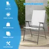 COSTWAY 4er Set Gartenstühle, Hochlehner Klappstühle mit Produktbild-Vorschau 4