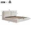 Letto imbottito idraulico Flieks 180x200 cm con Anteprima dell’immagine prodotto 4