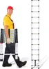 TolleTour 3,8 m scala telescopica argento Scala in Anteprima dell’immagine prodotto 1
