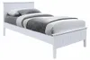 Kondela Jednolůžková postel s roštem Midea 90x200 cm - bílá Náhled obrázku produktu 1