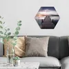 DEQORI Glasbild Echtglas 40x35 cm 'Steg bei Produktbild-Vorschau 2