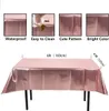 Set tovaglia compleanno oro rosa 137x187cm e sfondo Anteprima dell’immagine prodotto 2