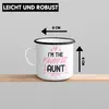 Trendation - I'm The Favorite Aunt Emaille Tasse Geschenk Produktbild-Vorschau 4