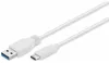 Cavo Wentronic da USB-C™ a USB A 3.0, bianco, 0,5 m - Spina Anteprima dell’immagine prodotto 2
