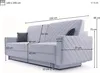 MOEBLO Schlafsofa CALIFORNIA – Sofa aus Samtstoff Couch für Produktbild-Vorschau 10