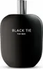 A black perfume bottle with a silver cap is shown against a white background. Voir les images du produit