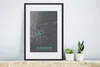 MuchoWow® Gerahmtes Poster Deutschland - Blau - Nordhorn - Produktbild-Vorschau 4