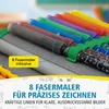 itenga Schüler-Etui Mäppchen Dinosaurier Dino World 28 Produktbild-Vorschau 6