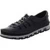 Gemini Damen Sneaker Leder Cutouts sportliche Schnürschuhe Produktbild-Vorschau 10