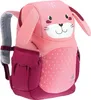 A pink bunny-shaped children's backpack. Produktbild-Vorschau