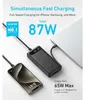 Anker A1383H11, 20000 mAh, Szybkie ładowanie, 87 W, Czarny Podgląd zdjęcia produktu 3