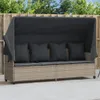 VidaXL 368358, Lounge, Obite siedzisko, Technorattan, Stal, Podgląd zdjęcia produktu 2