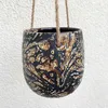 Moghis Blumentopf, hängend, Braun, Steingut Produktbild-Vorschau 4