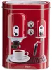 Kaffeedose - Metall - Retro Kaffeemaschine rot - 13x8x19 cm Produktbild-Vorschau 1