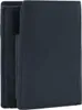 A black leather wallet is shown from the side, with one flap open to reveal a mesh-lined compartment. Produktbild-Vorschau