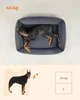 Feandrea Hundebett, Hundekissen in Leinenoptik, Hundekorb, Produktbild-Vorschau 8