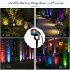 Faretto LED da giardino a 12V, luce RGB, 6W, 16 colori + Anteprima dell’immagine prodotto 11