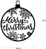 Opviq, XMASBLACK - 030, Dekoratives Wandaccessoire aus Produktbild-Vorschau 6